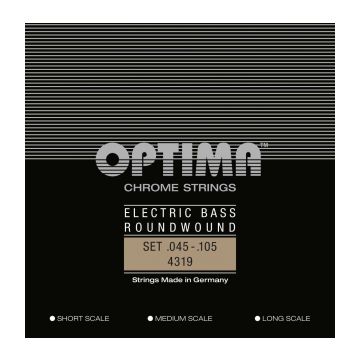 Preview van Optima 4319ML Chrome strings  Medium light  Long scale