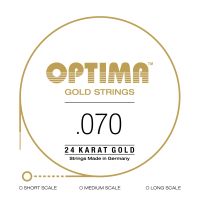 Thumbnail van Optima GB070.L Single .070 E-Bass 24K GOLD STRING Long scale