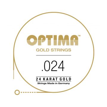 Preview van Optima GE024 24K Gold Plated .024, Wound Single String