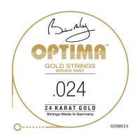 Thumbnail van Optima GEBM024 'Brian May&rsquo; Signature 24K Gold Plated .024, Wound Single String