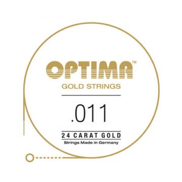 Preview van Optima GPS011 24K Gold Plated .011, Single String