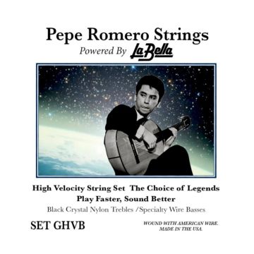 Preview van Pepe Romero GHVB - HIGH VELOCITY STRING SET, MEDIUM HARD TENSION