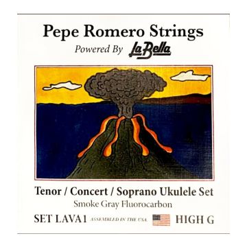 Preview van Pepe Romero LAVA 1: Soprano/Concert/Tenor Ukulele, High G