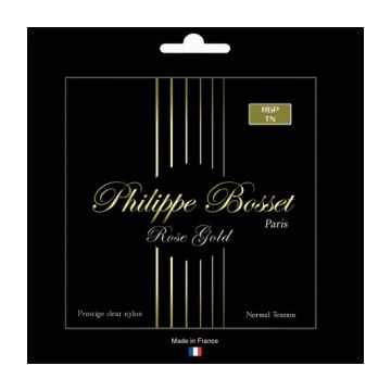 Preview van Philippe Bosset RGPTN Rose Gold clear nylon Normal tension