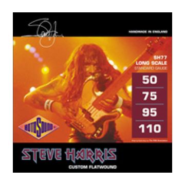 Preview van Rotosound SH 77 Steve Harris Flatwound monel