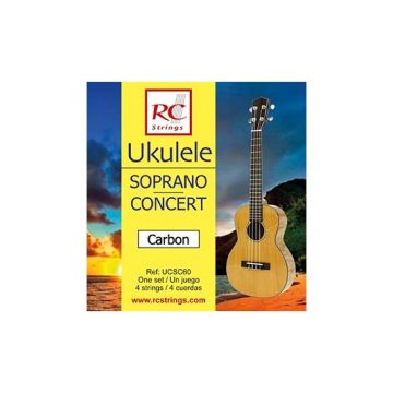 Preview van Royal Classics UCSC60 Ukelele CARBON strings ( for concert or soprano)