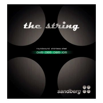 Preview van Sandberg BS4-45  4 string stainless steel set 45-105
