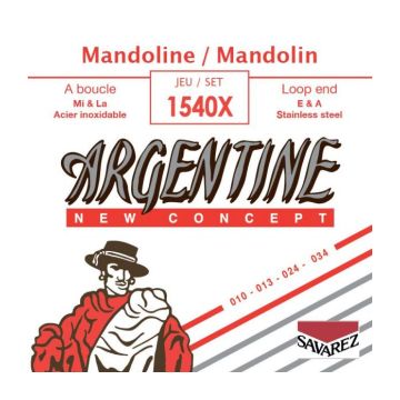 Preview van Savarez 1540X Argentine Mandolin Loop End ( stainless E &amp; A)