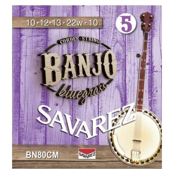 Preview van Savarez BN80CM 5-string banjo, bluegrass, custom medium,