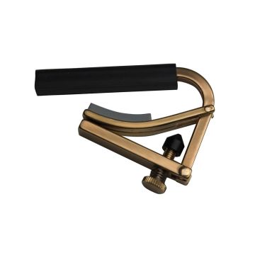 Preview van Shubb Capos C2B Brass Classic Nylon string 57mm and perfectly flat