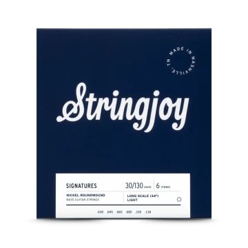 Preview van Stringjoy BA30130LS Signatures -Nickelwound 30-130 Long Scale 6 String Light