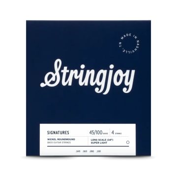Preview van Stringjoy BA45100LS Signatures -Nickelwound 45-100 Long Scale 4 String Super Light
