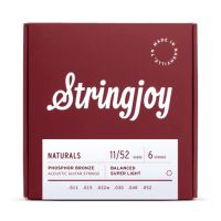 Thumbnail van Stringjoy NB1152 Naturals - Phosphor Bronze 11-52 Super Light