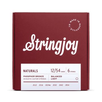 Preview van Stringjoy NB1254 Naturals - Phosphor Bronze 12-54 Light