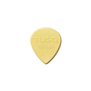 Preview van TUSQ Tear Drop Pick 1.00 mm vintage white
