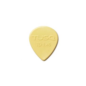 Preview van TUSQ Tear Drop Pick 1.4 mm Vintage White
