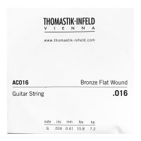 Thumbnail van Thomastik AC016 Single .016 Bronze Flat Wound