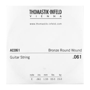 Preview van Thomastik AC061 Single .061 Bronze Wound