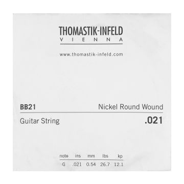 Preview van Thomastik BB21 Single .021 Nickel Round Wound