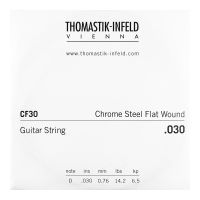 Thumbnail van Thomastik CF30 Single .030 Chrome Steel Flat Wound