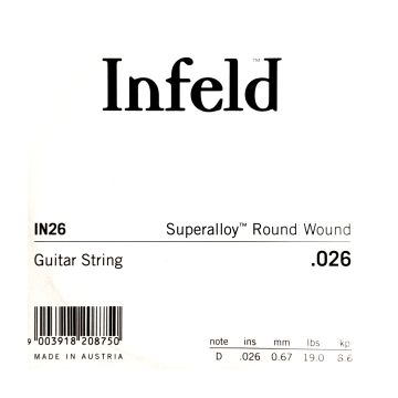 Preview van Thomastik IN26 Single Infeld super alloy .026roundwound