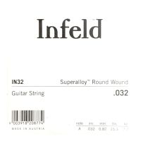 Thumbnail van Thomastik IN32 Single Infeld super alloy .032 roundwound