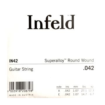 Preview van Thomastik IN42 Single Infeld super alloy .042 roundwound