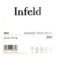 Thumbnail van Thomastik IN42 Single Infeld super alloy .042 roundwound