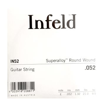Preview van Thomastik IN52 Single Infeld super alloy .052 roundwound