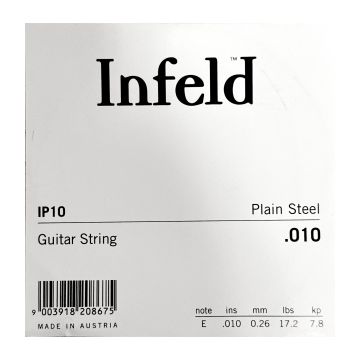 Preview van Thomastik IP10 Single Infeld super alloy .010 Plain Steel