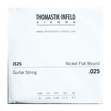 Preview van Thomastik JS25 Single .025 Nickel Flat Wound