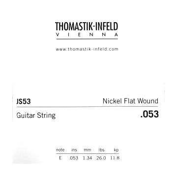 Preview van Thomastik JS53 Single .053 Nickel Flat Wound