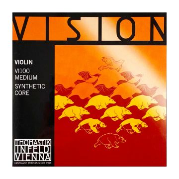 Preview van Thomastik VI100 Violin 4/4 Vision Synthetic core Medium